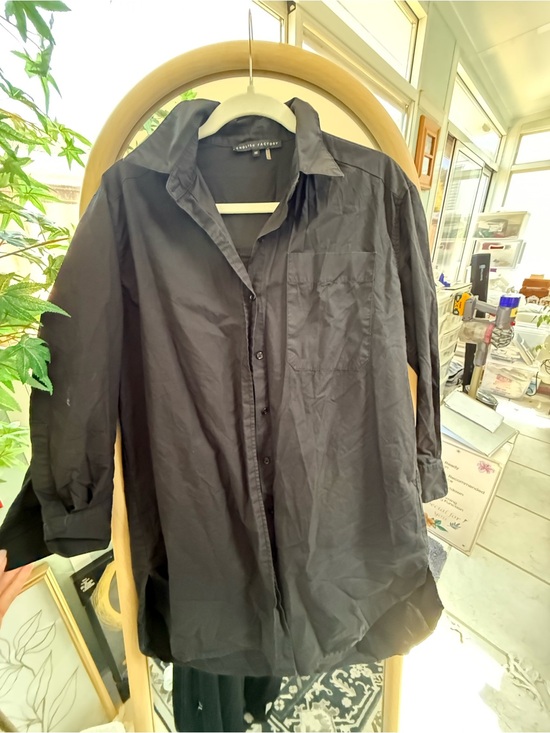 English Factory Dresses & Skirts - English Factory Black Shirt Dress